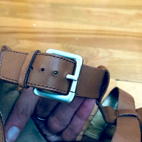 SAM EDELMAN tan women’s wedge sandals - SIZE 10 - Picture 8 of 9